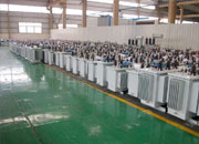 内江油浸式变压器成品车间